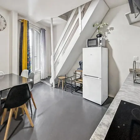 아파트 Espace Familial Proche De Paris 라쿠르뇌브